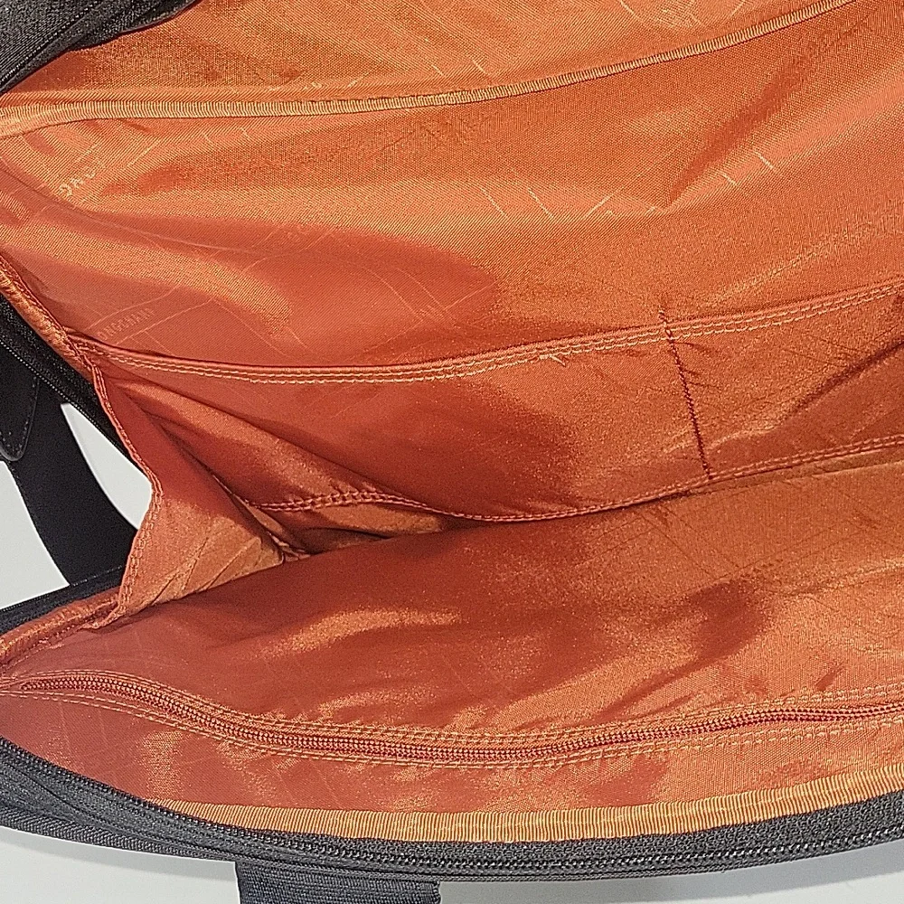 Longhchamp Black Nylon Briefcase Laptop Bag